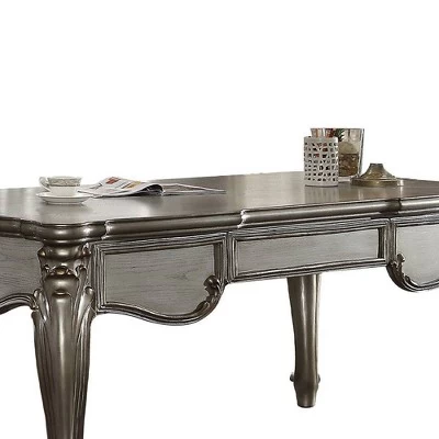 Versailles Executive Desk Antique Platinum - Acme Furniture - Image 3