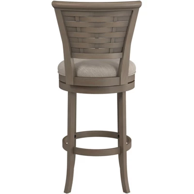 Thredson Swivel Height Barstool Light Antiqued Gray Wash - Hillsdale Furniture - Image 5