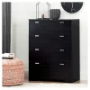 Reevo 4 Drawer Vertical Dresser Black Onyx - South Shore