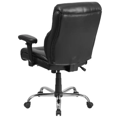 Flash Furniture HERCULES Series Big & Tall 400 Lb. Rated Swivel Ergonomic Task Office Chair With Clean Line Stitching And Adjustable Arms - Image 6