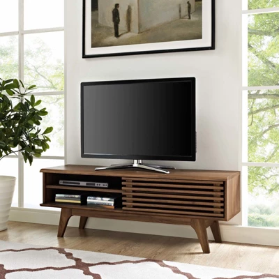 Render TV Stand For TVs Up To 55" Brown - Modway