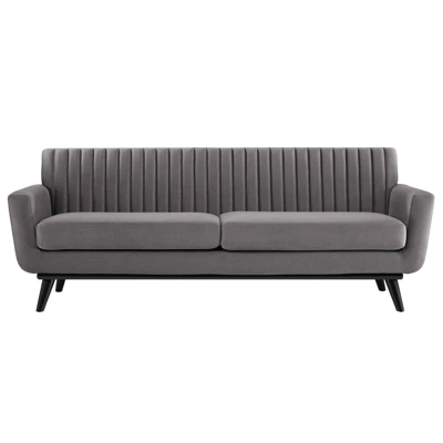 Engage Channel Tufted Performance Velvet Sofa - Modway - Image 3