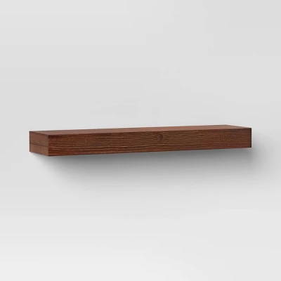 24" Floating Wood Shelf - Threshold™ - Image 3