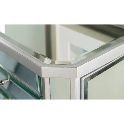 Aislin Jewelry Armoire Mirror/Silver - Powell Company - Image 10