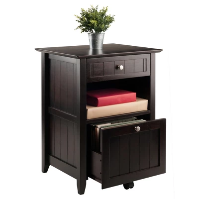 Burke File Cabinet Coffee Finish - Winsome - Image 4