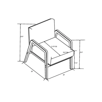 Upholstered Wood Framed Accent Arm Chair - Hearth & Handâ„¢ With Magnolia - Image 7