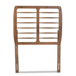 Carolyn Wood Headboard Walnut - Baxton Studio