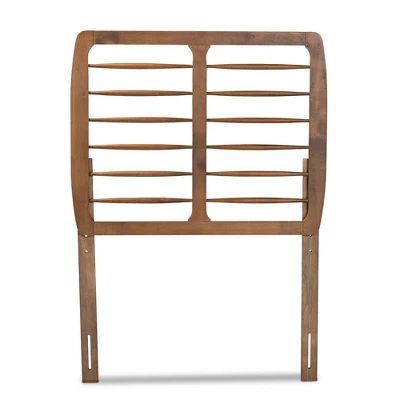 Carolyn Wood Headboard Walnut - Baxton Studio