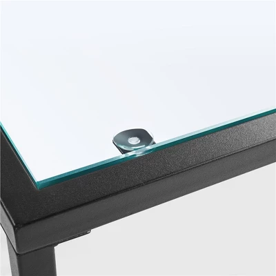 Yaheetech 3-layer Console Table Tempered Glass Porch Table - Image 4