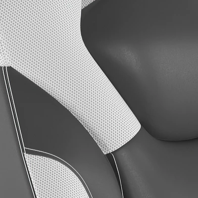 Flash Furniture X10 Gaming Chair Racing Office Computer PC Adjustable Chair With Flip-up Arms And Transparent Roller Wheels - Image 7