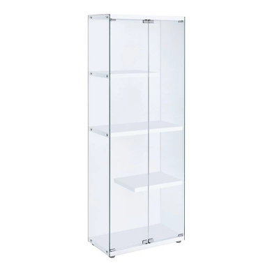 Maxwell Glass Display Cabinet Clear - Picket House Furnishings