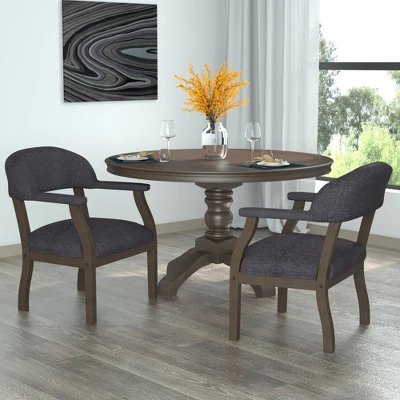 Modern Captain's Chair Slate Gray - Boss Office Products