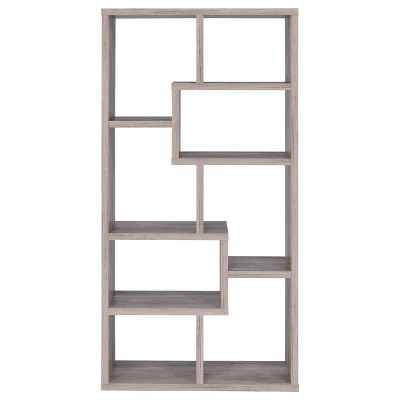 70.75" Theo 8 Shelf Bookcase - Coaster - Image 6