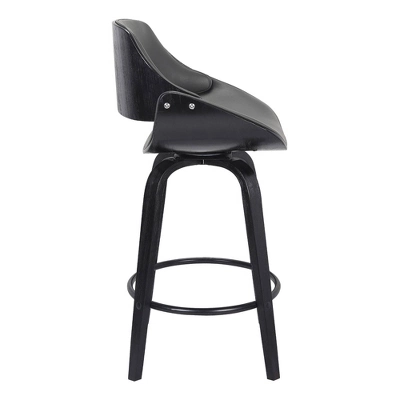 26" Mona Contemporary Counter Height Barstool - Armen Living - Image 2