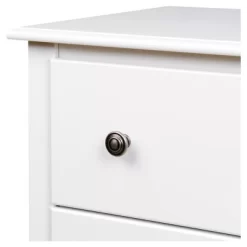 53" Monterey Vertical Dresser White - Prepac