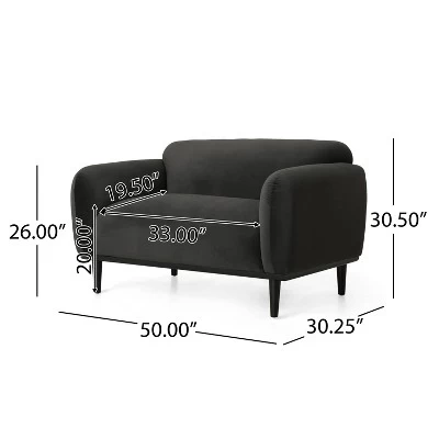 Chaparral Contemporary Upholstered Loveseat - Christopher Knight Home - Image 8