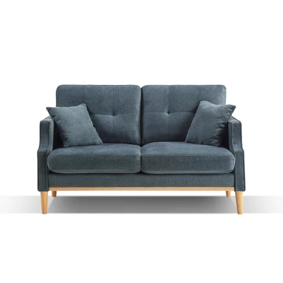 Loveseat In Waterproof Fabric With USB Charging Port And 2 Pillows - ModernLuxe - Image 3