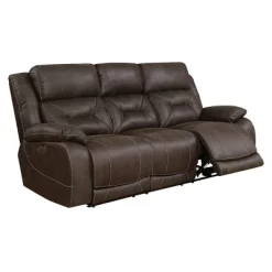 Aria Power Recliner Sofa W/ Power Head Rest - Steve Silver Co.