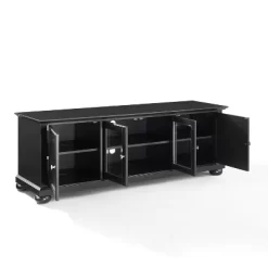 Alexandria Low Profile TV Stand For TVs Up To 60" Black - Crosley