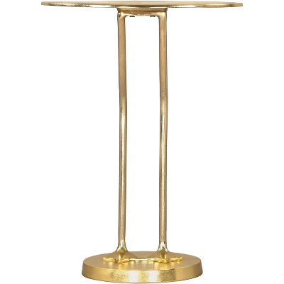 Tenysi Side Table Aluminum Gold - ZM Home - Image 2