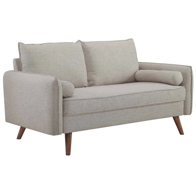 Revive Upholstered Fabric Loveseat - Modway - Image 8