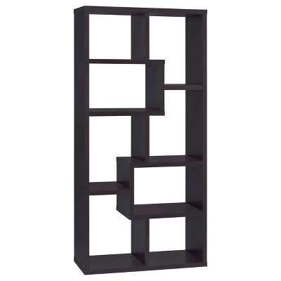 70.75" Theo 8 Shelf Bookcase - Coaster - Image 11