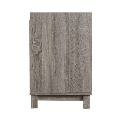 2 Drawers Filing Cabinet Wood/Gray - Linon - Image 5