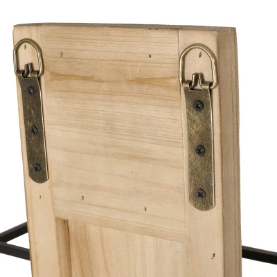 Toston Modern Industrial 8 Bottle Wall Mounted Wine Rack Natural/Black - Christopher Knight Home - Image 8