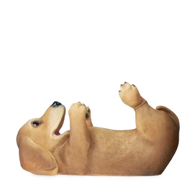 True Dachshund Polyresin Wine Bottle Holder Set Of 1, Yellow, Holds 1 Standard Wine Bottle - Image 2