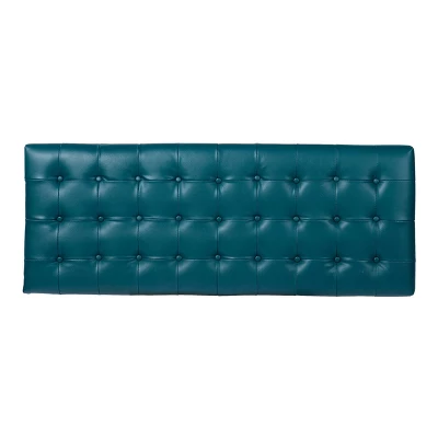 Perscon Upholstered Hallway Bench Blue - Aiden Lane - Image 5