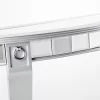 Lupina Glam Demilune Console Table Matte Silver - Aiden Lane