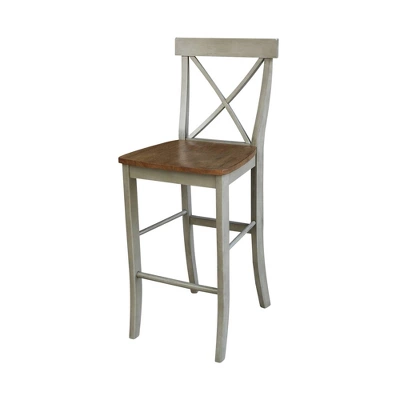 30" X Back Barstool - International Concepts - Image 9