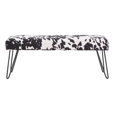 Hewett Metal Bench Light Brown - Inspire Q - Image 3