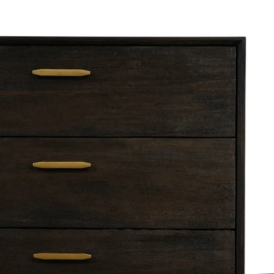 Baly 6 Drawer Mid-Century Modern Dresser - Armen Living - Image 9