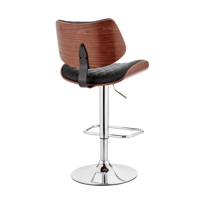 Leland Adjustable Counter Height Barstool - Armen Living - Image 3