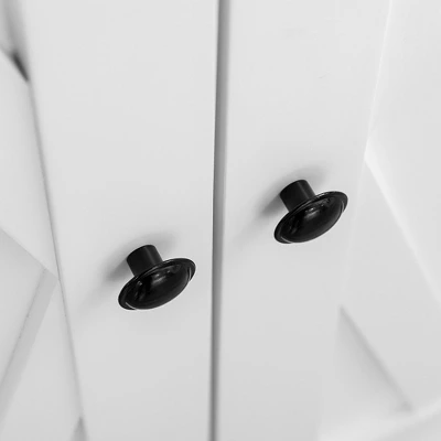 HOMCOM 70.75" Farmhouse Tall Kitchen Pantry Storage Cabinet, Freestanding Cabinets With Doors And Shelves, Kitchen Shelf Storage With 4 Tiers, White - Image 4