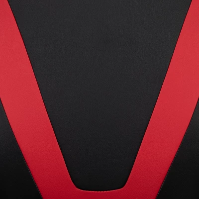 BlackArc Bravo Red Gaming Desk & Chair Set: High Back Gaming Chair With Lumbar Support & Adjustable Arms; Desk With Cupholder/Headphone Hook - Image 4