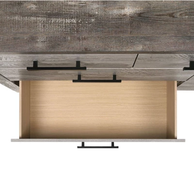 4pc Full Adam Panel Bedroom Set Gray - Picket House Furnishings - Image 11