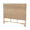 Queen Cantara Natural Rattan Headboard Brown - Bali & Pari