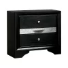 2pc Whether By Nightstand And Dresser Set Black - MiBasics
