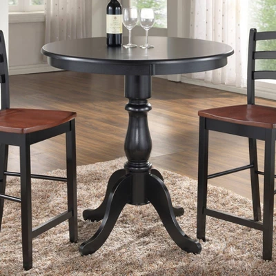 36" Salem Round Pedestal Bar Table - Carolina Chair & Table