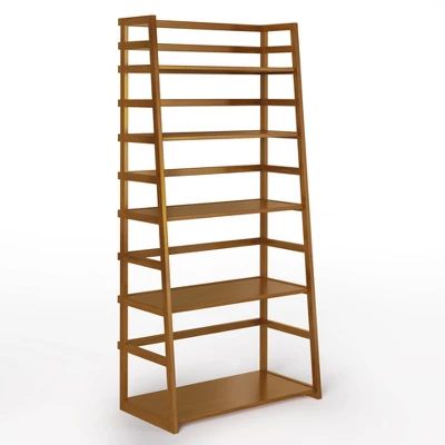 63"x30" Normandy Ladder Shelf Bookcase Farmhouse - Wyndenhall - Image 12