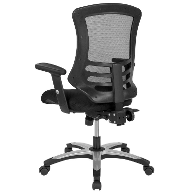 Flash Furniture High Back Black Mesh Multifunction Executive Swivel Ergonomic Office Chair With Molded Foam Seat And Adjustable Arms - Image 6