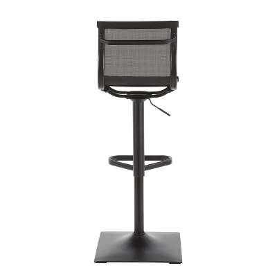 33.5" Mirage Contemporary Barstool - LumiSource - Image 3