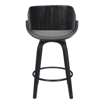 26" Mona Contemporary Counter Height Barstool - Armen Living - Image 3