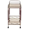 Melrose Serving Cart Antique Brass - OSP Home Furnishings