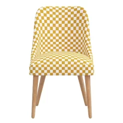 Sherrie Upholstered Dining Chair Checkerboard - Skyline Furniture