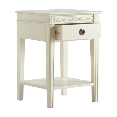 Westport Side Table Antique White - Finch - Image 5