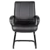 Caressoft Mid Back Guest Chair Black - Boss Office Products