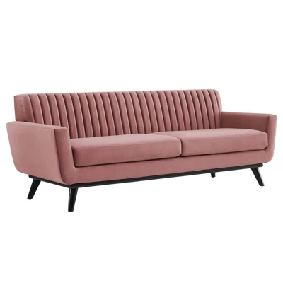 Engage Channel Tufted Performance Velvet Sofa - Modway - Image 2